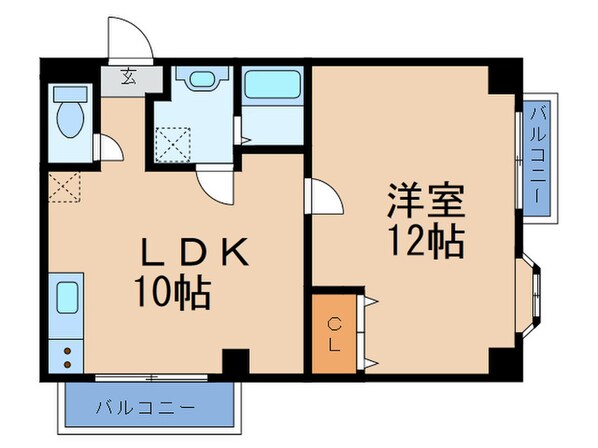 マンション・レスポワ－ルの物件間取画像